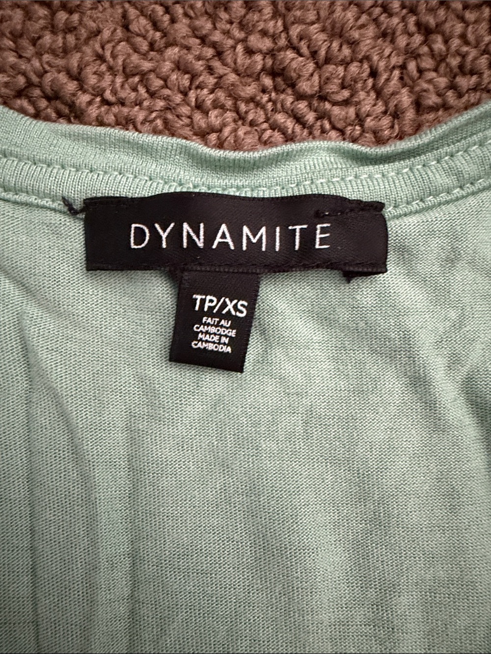 Dynamite Light Mint Front-Zip Racerback Tank - Picture 4 of 4